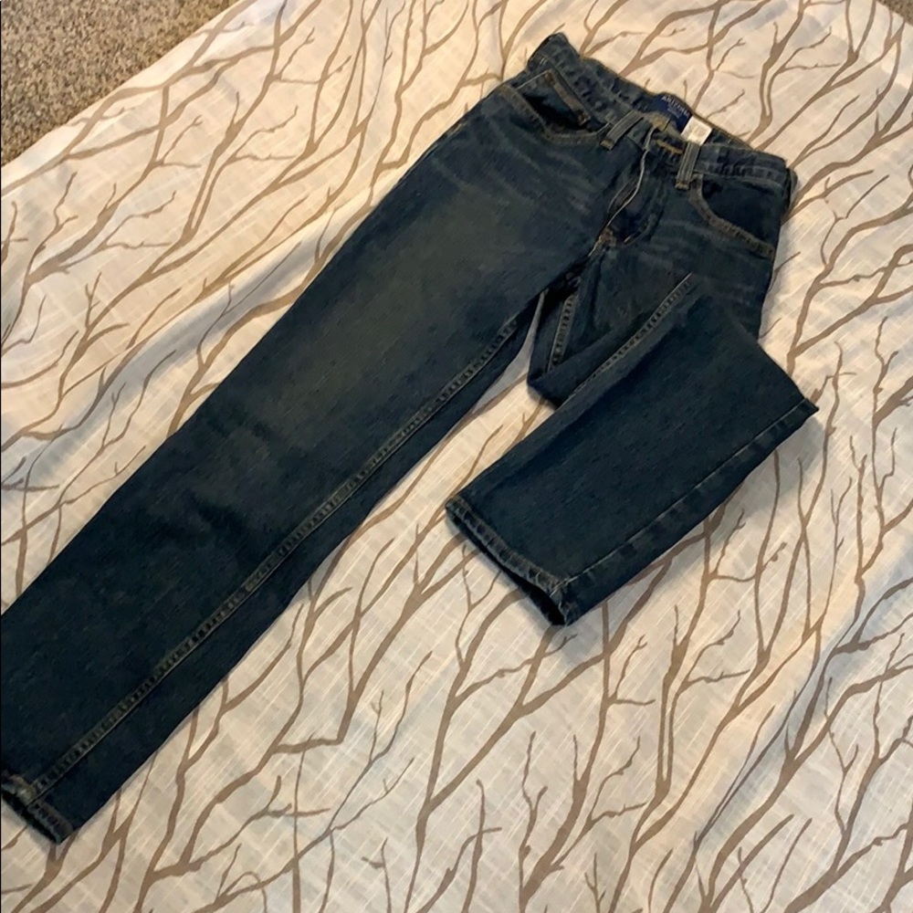 Boys 14 slim adjustable waistband blue jeans